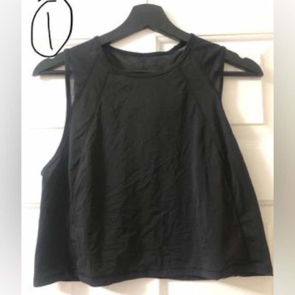 Black Muscle Active Tank